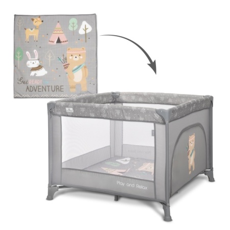 Lorelli Ogradica Play &amp; Relax Grey Adventure