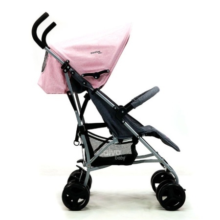 Asalvo Mombi kolica – bočni prikaz u pink boji