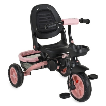 Dečiji tricikl sa šetnju i samostalnu vožnju Explore Pink
