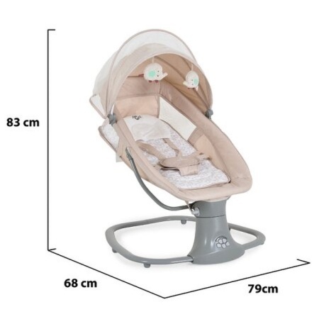 Električna ljuljaška za bebe Cangaroo Axel - dimenzije
