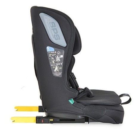 Auto sedište Cangaroo iDrive sa SPS bočnom zaštitom i Isofix sistemom montaže u Phantom Black dezenu