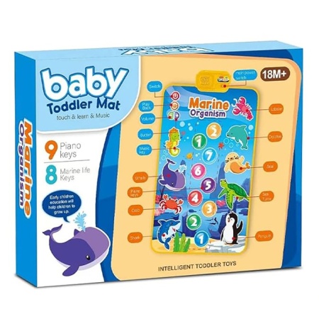 Edukativna podloga za igru sa muzikom Baby Toddler Mat Marine Organism