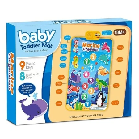 Edukativna podloga za igru sa muzikom Baby Toddler Mat Marine Organism