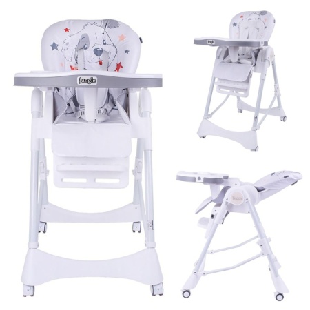 Jungle hranilica Teddy Grey Pattern