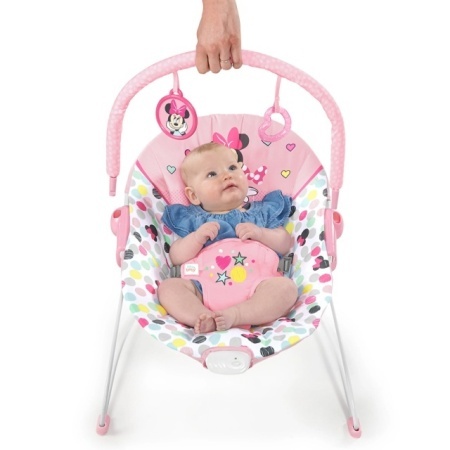Bright Starts bebi ležaljka sa Minnie Mouse igračkama