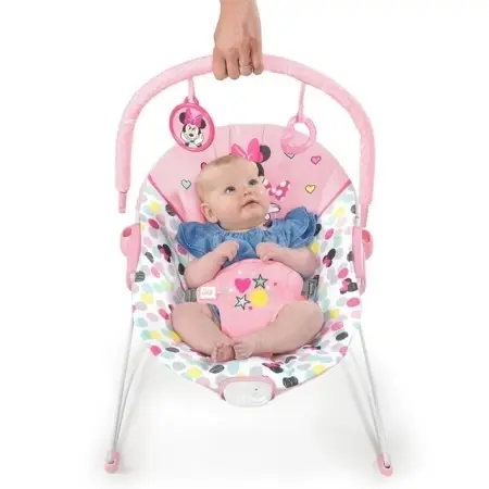 Bright Starts bebi ležaljka sa Minnie Mouse igračkama