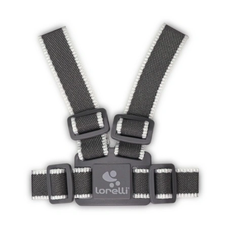 Lorelli Baby Walk Safety Harness sivo-beli sigurnosni pojas za bebe