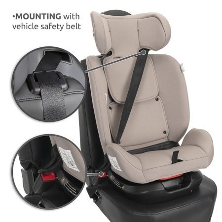 Lorelli Voyager i-Size auto sedište - instalacija na sedištu automobila