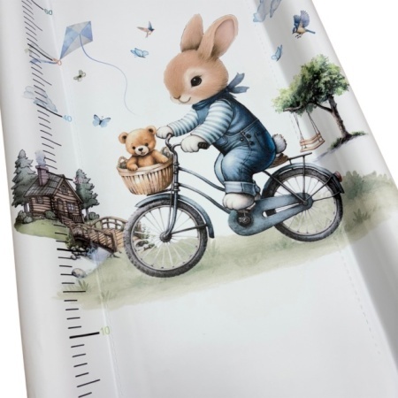 Podloga za presvlačenje bebe 78x50 cm Zeka plava