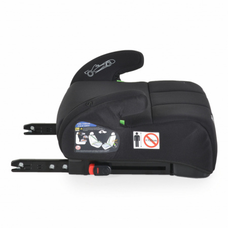 MONI Autosedište Booster MONZA SA ISOFIXOM 125-150 cm Black