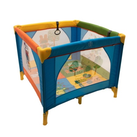 Jungle Ogradica za bebe Play Square Multicolor