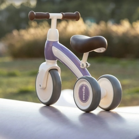 Qplay Sweetie balance bike lila - prati rast deteta