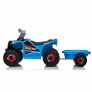 Thema sport Auto sa prikolicom na baterije ATV Plavi TS-039AT-PL