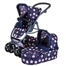 Knorr Toys Kolica za lutke Coco Star blue pink 907432