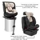 Concord Pro i-Size Isofix autosedište 40-150 Beige - montaža