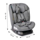 Lorelli Scorpius i-Size auto sedište 40-150cm Grey - dimenzije
