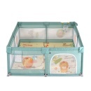 Moni GameZone baby ogradica mint – mrežaste stranice i ventilacija