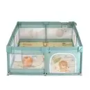 Moni GameZone baby ogradica mint – mrežaste stranice i ventilacija