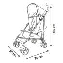 Asalvo Mombi 2 dečija kolica - dimenzije
