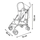 Asalvo Mombi 2 dečija kolica - dimenzije