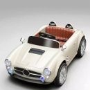 Auto na baterije Retro M 12V za decu u bež dezenu