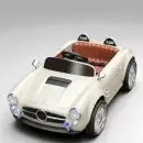 Auto na baterije Retro M 12V za decu u bež dezenu