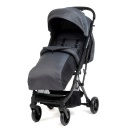 BBO Boogy D600 Dark Grey lagana aluminijumska kolica za bebe sa velikom tendom i zimskom navlakom