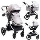 BBO Kolica DORY SET 2u1 Grey + auto sedište