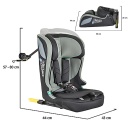 Sklopivo auto sedište Cangaroo iDrive za lako odlaganje - dezen Twill Green