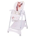 Jungle Teddy White Bear - jednostavna i praktična stolica za hranjenje bebe 6+