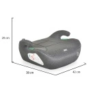 MONI Auto sedište Buster JET Dark Grey 125-150cm 