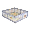 Moni GameZone ogradica za bebe 150x200 cm sa podlogom i lopticama Grey