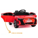 Audi električni automobil za decu 12V crveni – mogućnost otvaranja vrata