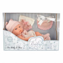 Baby So Lovely Lutka beba 38cm Roza sa dodacima