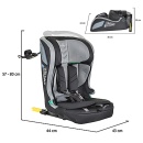 Cangaroo Autosediste iDrive Isofix I-Size 76-150cm Titanium Grey