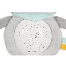Moni Toys Noćna lampa i projektor sa belom bukom Snuggly Raccoon