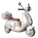 Motor na akumulator - zabavan i siguran u bež dezenu