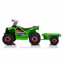 Thema sport Auto sa prikolicom na baterije ATV Zeleni TS-039AT-ZE