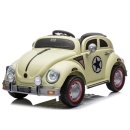 Auto Buba 12V sa LED svetlima i retro dizajnom - zeleni