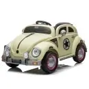 Auto Buba 12V sa LED svetlima i retro dizajnom - zeleni