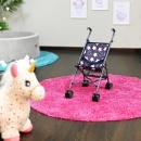 Knorr Toys kolica za lutke Star Blue Pink - lagana konstrukcija za decu