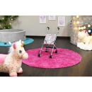 Kolica za lutke KnorrToys SIM Star grey pink u dečijoj sobi
