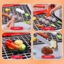 Kompletan BBQ set za decu – CUTE STONE roštilj sa tiganjima, hranom i priborom