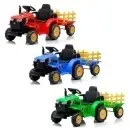 Dečiji traktor sa prikolicom na akumulator 6V model 451245