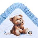 Dunjica za bebe plava - motiv Meda