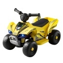 Mini Quad 6V žuti – kompletan izgled električnog kvada za decu