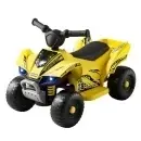 Mini Quad 6V žuti – kompletan izgled električnog kvada za decu