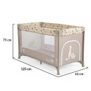 MONI Krevetac Safari 1 nivo Beige