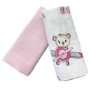Muslin tetra pelene za bebe 2u1 Meda avijatičar