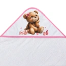 Deksi Peškir za bebe 75 x 75 cm MEDA roze
